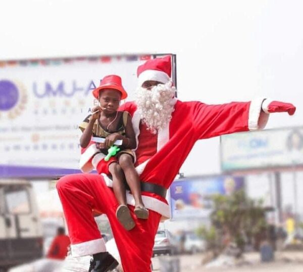 Santa on the streets